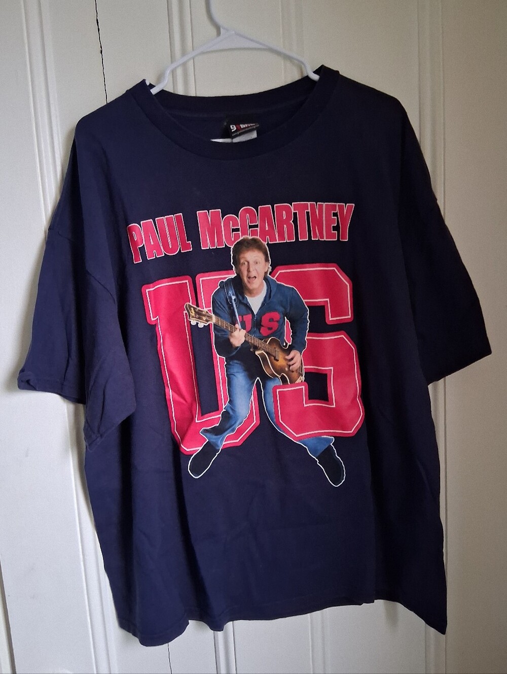 Paul McCartney Navy Graphic Band Tour Tee - Navy & Red